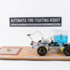 Automatic Fire Fighting Robot Science Project Kit with Flame Sensors & Water Pump | School Exhibition Model