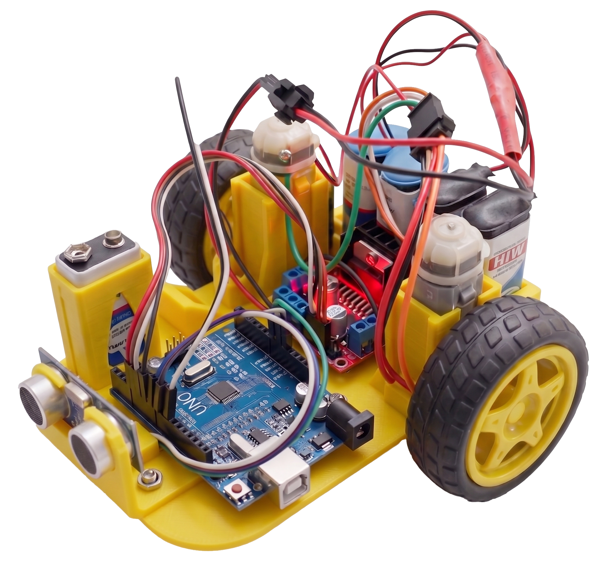 Roboschool DIY Obstacle Avoidance Robot for School Students