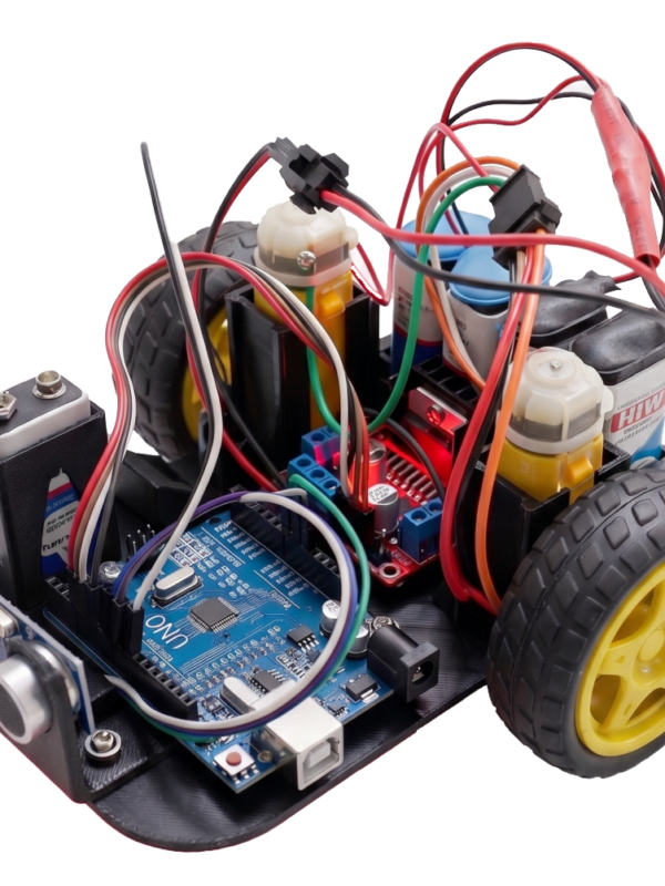 Obstacle Avoidance Arduino Robot Project Kit with Ultrasonic Sensor & Servo (Ages 10-15) | Autonomous STEM Project Kit